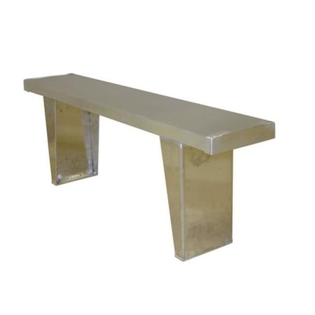 Prairie View Industries Prairie View BENCH9 9 ft. Aluminum Single Plank Bench Seat; 17.4 x 9.5 x 108 in. BENCH9